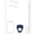 Loveline - anillo vibrador recargable para pene - silicona azul