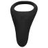 Loveline - anillo vibrador para pene y testículos recargable - silicona negra