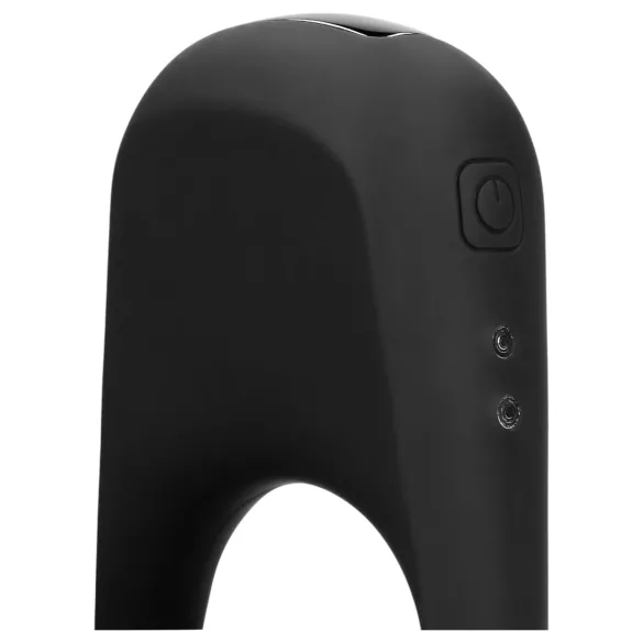 Loveline - anillo vibrador recargable para pene - silicona negra