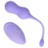 Loveline - bola vaginal vibradora recargable con mando - silicona lila