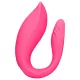 Loveline - vibrador para pareja recargable control remoto - silicona rosa