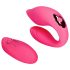 Loveline - vibrador para pareja recargable control remoto - silicona rosa