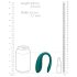 Loveline - vibrador de pareja recargable impermeable control remoto verde