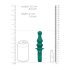 Loveline - vibrador anal perlas recargable (verde)