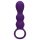 Loveline - Vibrador anal púrpura con bolas y recargable
