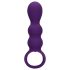 Loveline - Vibrador anal púrpura con bolas y recargable