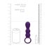 Loveline - Vibrador anal púrpura con bolas y recargable