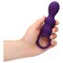 Loveline - Vibrador anal púrpura con bolas y recargable