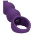 Loveline - Vibrador anal púrpura con bolas y recargable