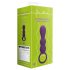 Loveline - Vibrador anal púrpura con bolas y recargable