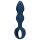 Loveline - Plug anal con anillo de agarre - pequeño (azul)