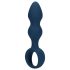 Loveline - Plug anal con anillo de agarre - pequeño (azul)