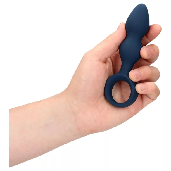 Loveline - plug anal con anilla - pequeño - azul