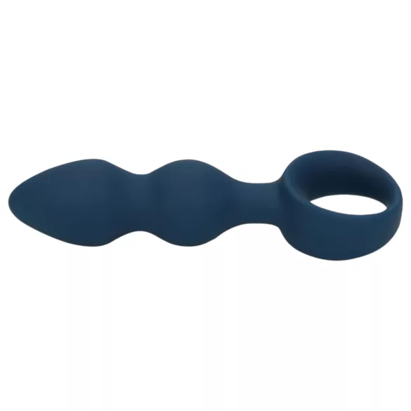 Loveline - plug anal con anilla - pequeño - azul
