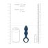 Loveline - Plug anal con anillo de agarre - pequeño (azul)