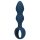 Loveline - Anillo Anal con Dildo - Tamaño Mediano (Azul)