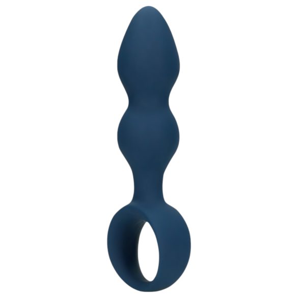 Loveline - Anillo Anal con Dildo - Tamaño Mediano (Azul)