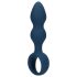 Loveline - Anillo Anal con Dildo - Tamaño Mediano (Azul)