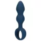 Loveline - consolador anal con anillo - tamaño mediano - azul