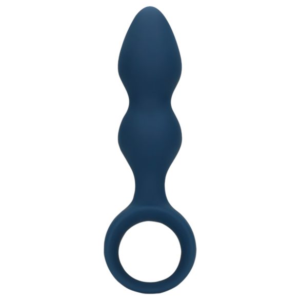 Loveline - consolador anal con anillo - tamaño mediano - azul
