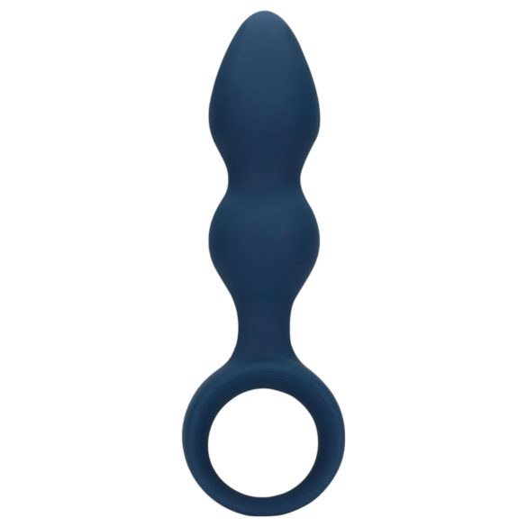 Loveline - plug anal con anillo - grande - azul
