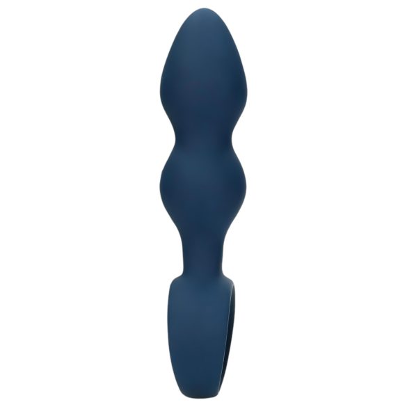 Loveline - plug anal con anillo - grande - azul