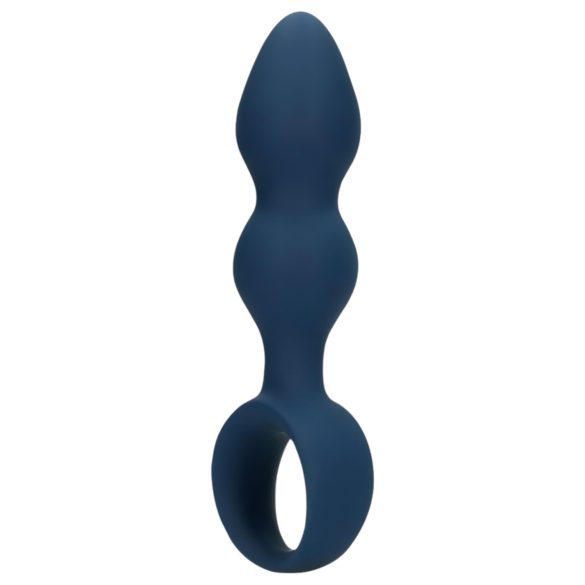 Loveline - plug anal con anillo - grande - azul