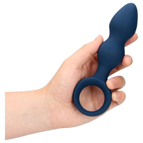 Loveline - plug anal con anillo - grande - azul