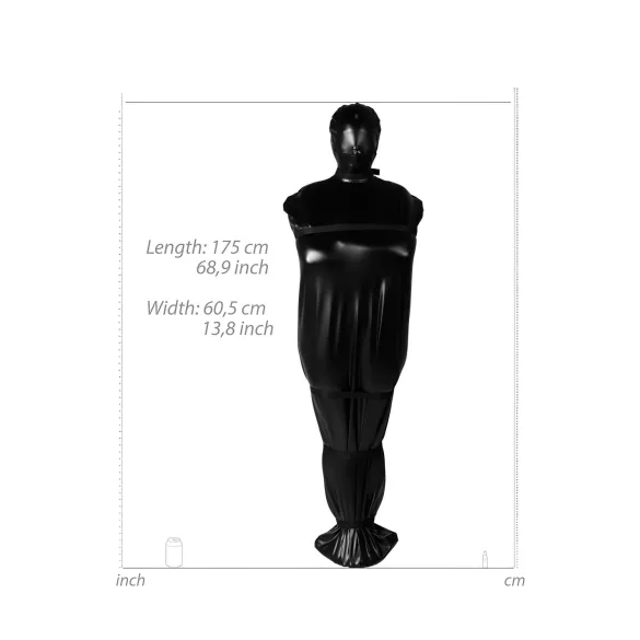 Ouch! Xtreme Body Bag - saco erótico fetiche - negro