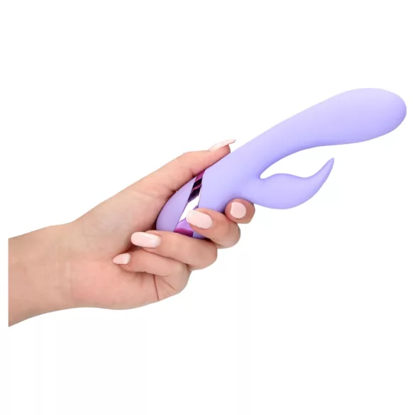 Loveline - vibrador conejito recargable para clítoris y punto G - silicona lila
