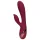 Loveline - vibrador con estimulador de clítoris recargable - silicona roja