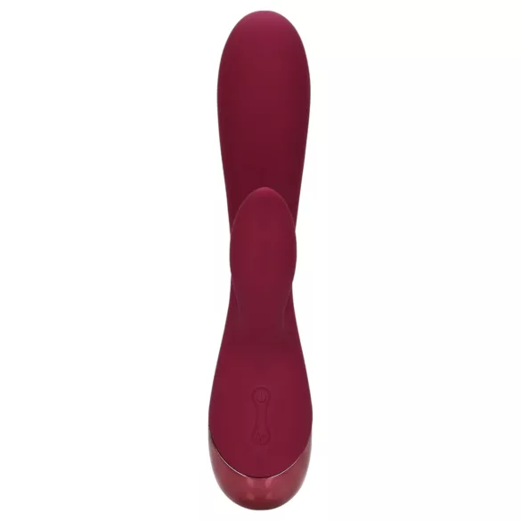 Loveline - vibrador con estimulador de clítoris recargable - silicona roja
