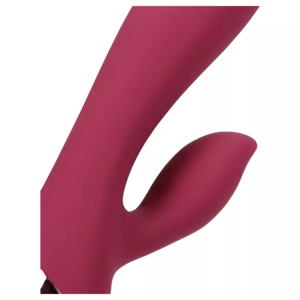 Loveline - vibrador con estimulador de clítoris recargable - silicona roja