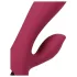 Loveline - vibrador con estimulador de clítoris recargable - silicona roja