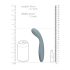 Loveline - vibrador punto G recargable - silicona gris