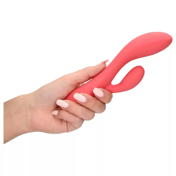 Loveline - vibrador con estimulador de clítoris recargable e impermeable - rosa