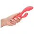 Loveline - vibrador con estimulador de clítoris recargable e impermeable - rosa