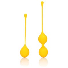   Loveline - bolas chinas de silicona - set de 2 piezas - amarillo