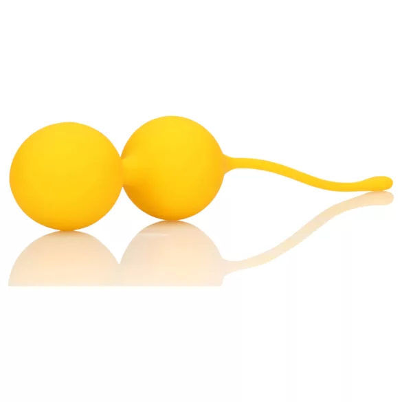 Loveline - bolas chinas de silicona - set de 2 piezas - amarillo