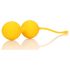 Loveline - Set de bolas de Kegel de silicona - 2 piezas (amarillas)