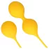 Loveline - bolas chinas de silicona - set de 2 piezas - amarillo