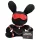 Bondage Rabbit - juguete BDSM conejita - negro