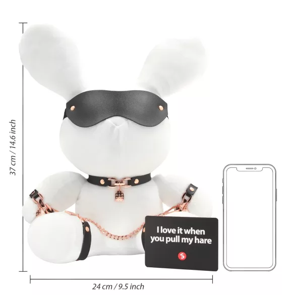 Bondage Rabbit - Consolador BDSM conejo - Blanco