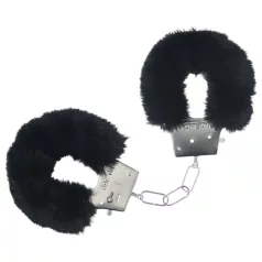 Ouch! - esposas de peluche - negro