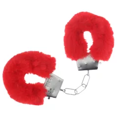 Ouch! - esposas de peluche (rojas)