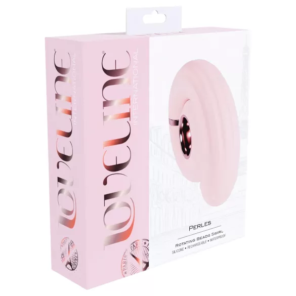 Loveline Perles - Vibrador punto G con perlas - silicona rosa