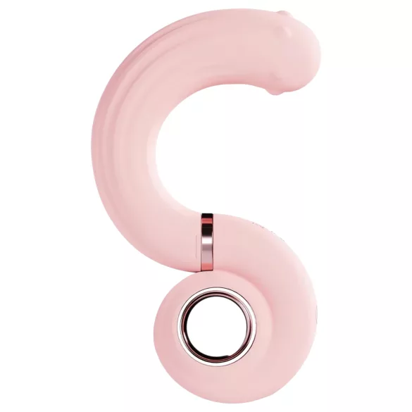 Loveline Perles - Vibrador punto G con perlas - silicona rosa