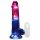 REALROCK - vibrador con testículos luminoso - 20 cm