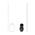 Levelz - vibrador para glande digital - silicona negra