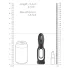 No.88 - anillo vibrador para pene - silicona negra